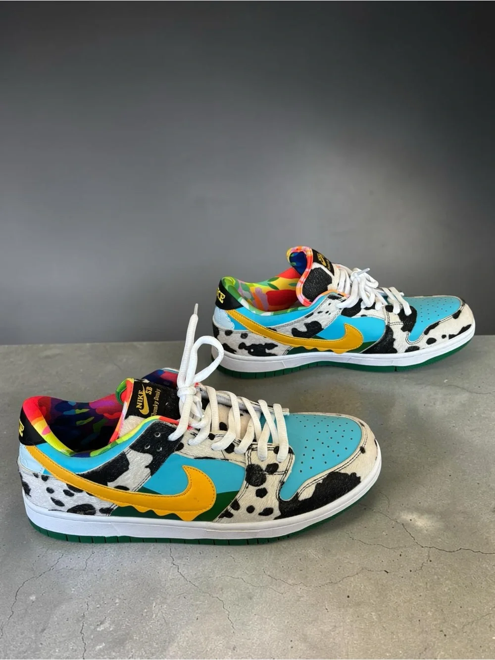 Nike SB Dunk Low Chunky Dunky collaboration Ben & Jerry's Men’s 13.5 New No Box - Picture 6 of 12